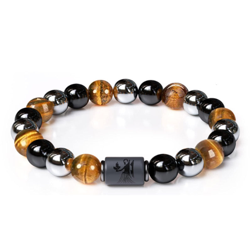 Triple Stone Beads Twee Constellation Bracelets