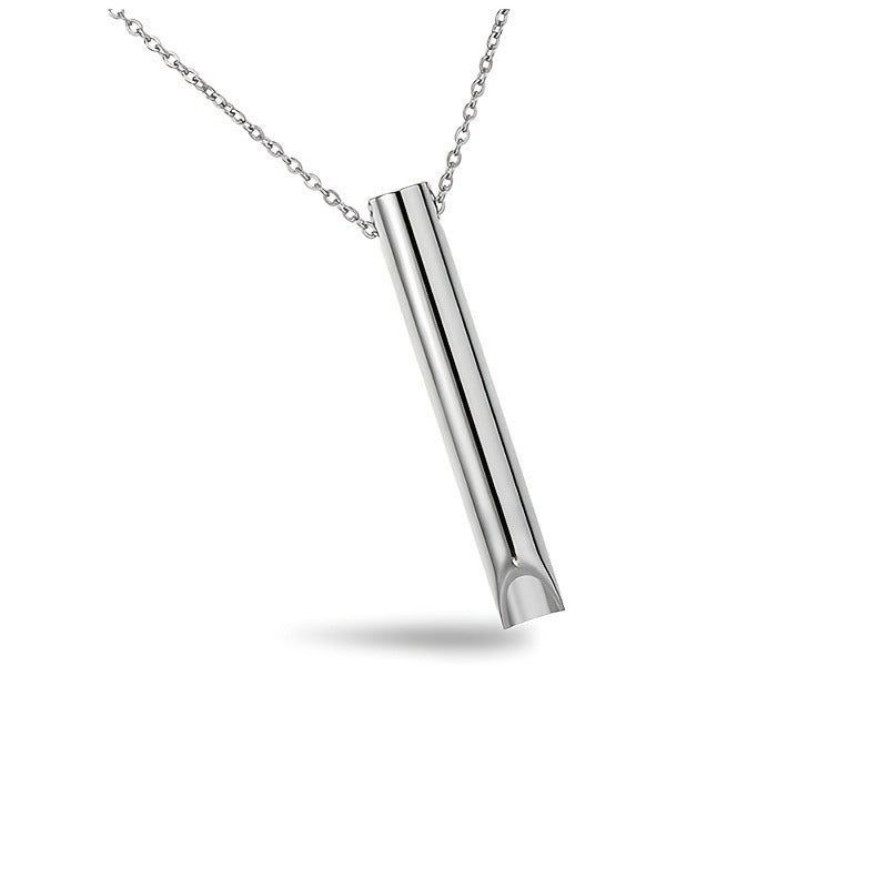 Adjustable Breath Whistle Meditation Decompression Cylinder Pendants