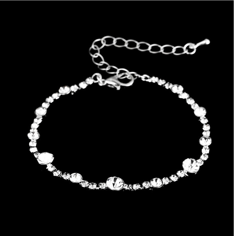 Beautiful Creative Rhinestone Crystal Lace Bracelet Set