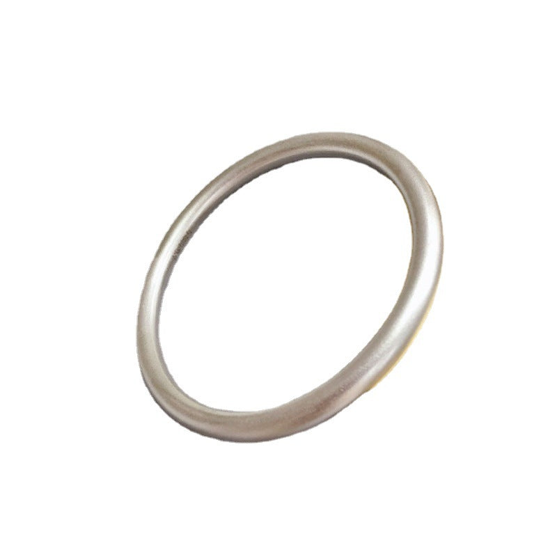 Ancient Female White Copper Chinese Frosted Heritage Bracelet