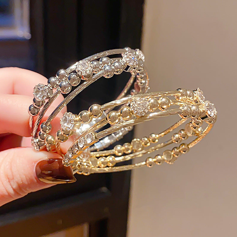 Geometric Round Open-ended Fashion Elegance Bracelets