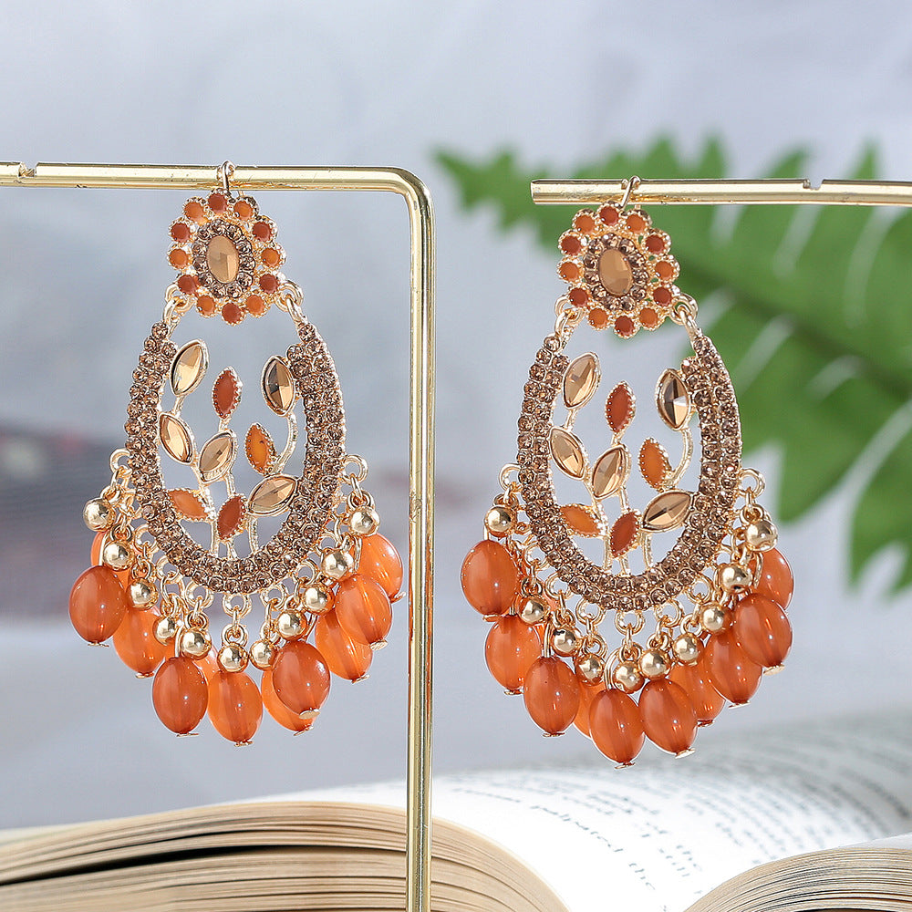 Alloy Bell Personality Wild Bohemian Exotic Earrings