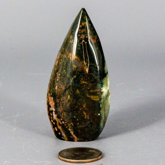 Ocean Jasper Crystal Freeform Torch Polished Stone