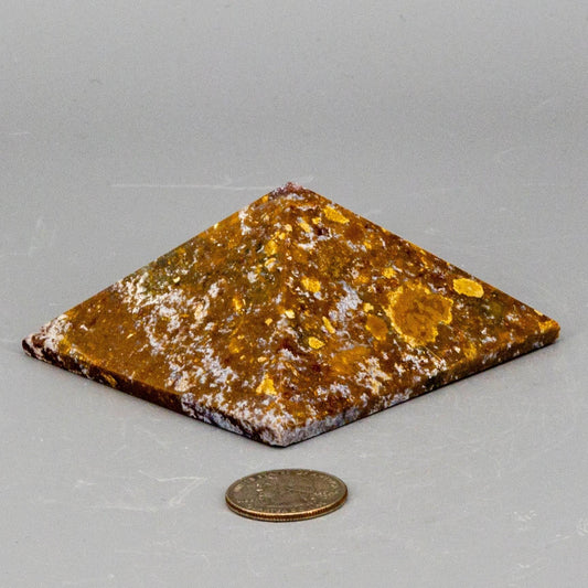 Ocean Jasper Crystal Pyramid Orbicular Madagascar Stone