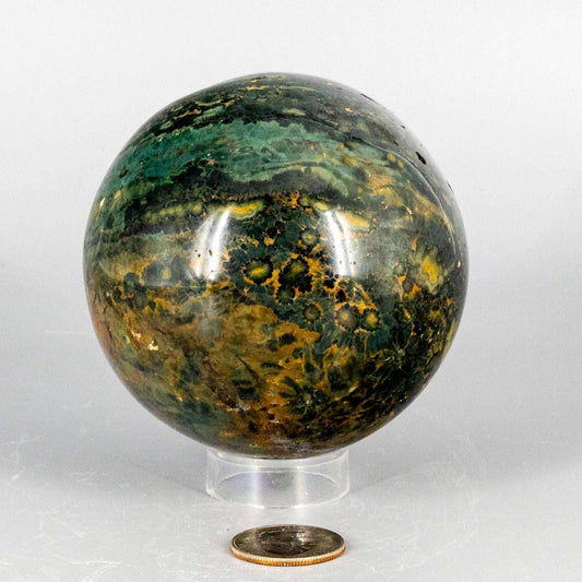 Ocean Jasper Crystal Sphere Natural Orbicular Stone