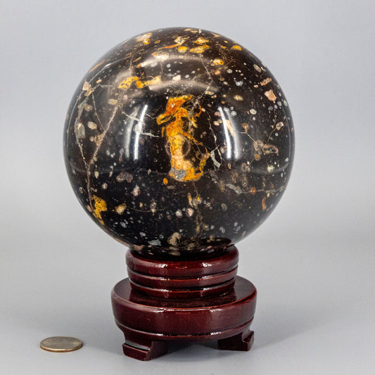 Ocean Jasper "XL" Sphere w/t Stand 140mm