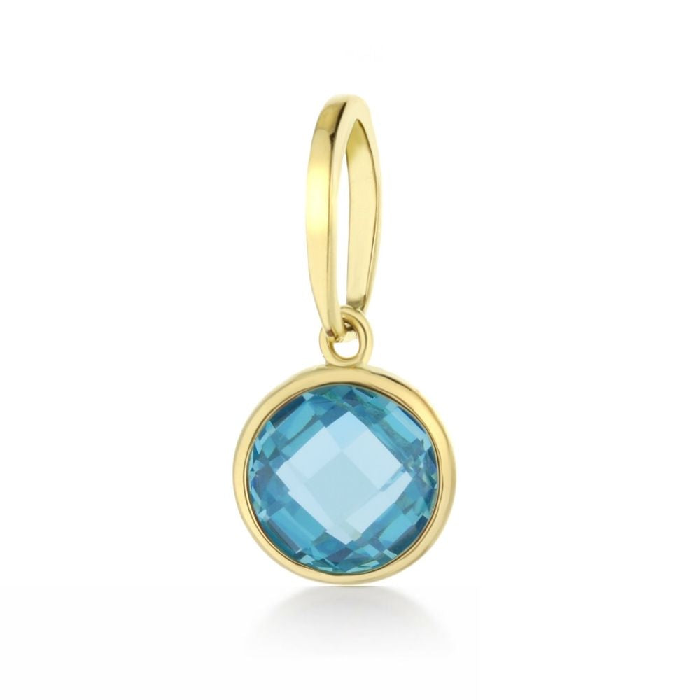 October Birthstone Color Pendant