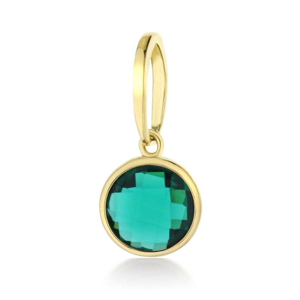 October Birthstone Color Pendant