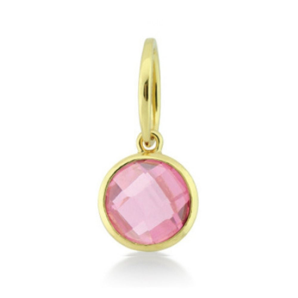October Birthstone Color Pendant
