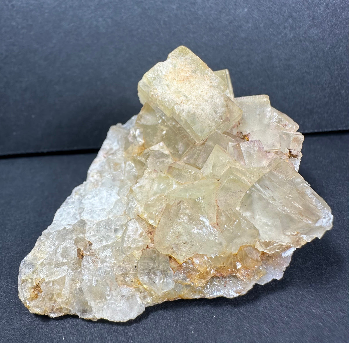 Yellow Fluorite Cluster