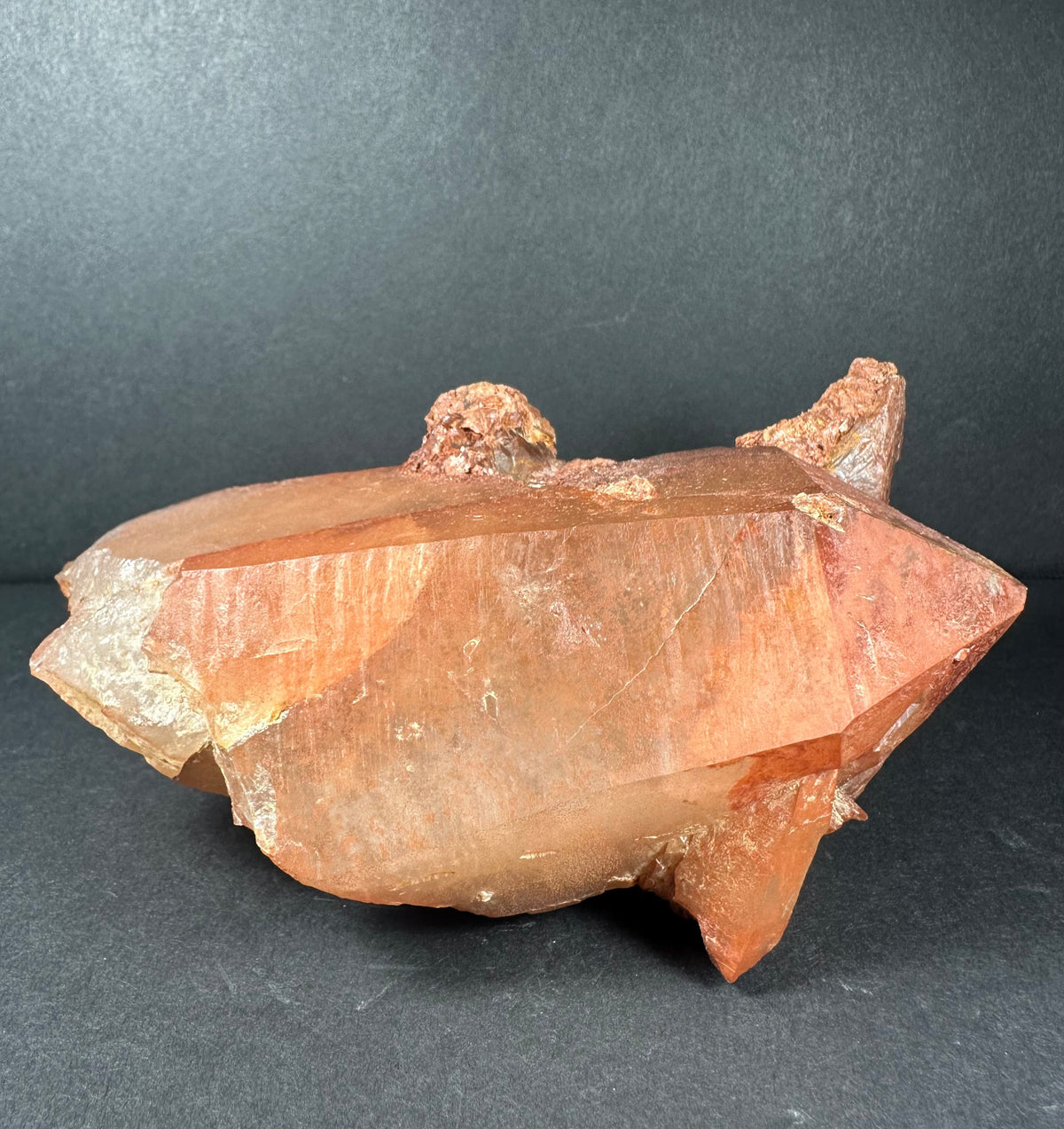 Tangerine Quartz Cluster Atlas mountains, Morocco