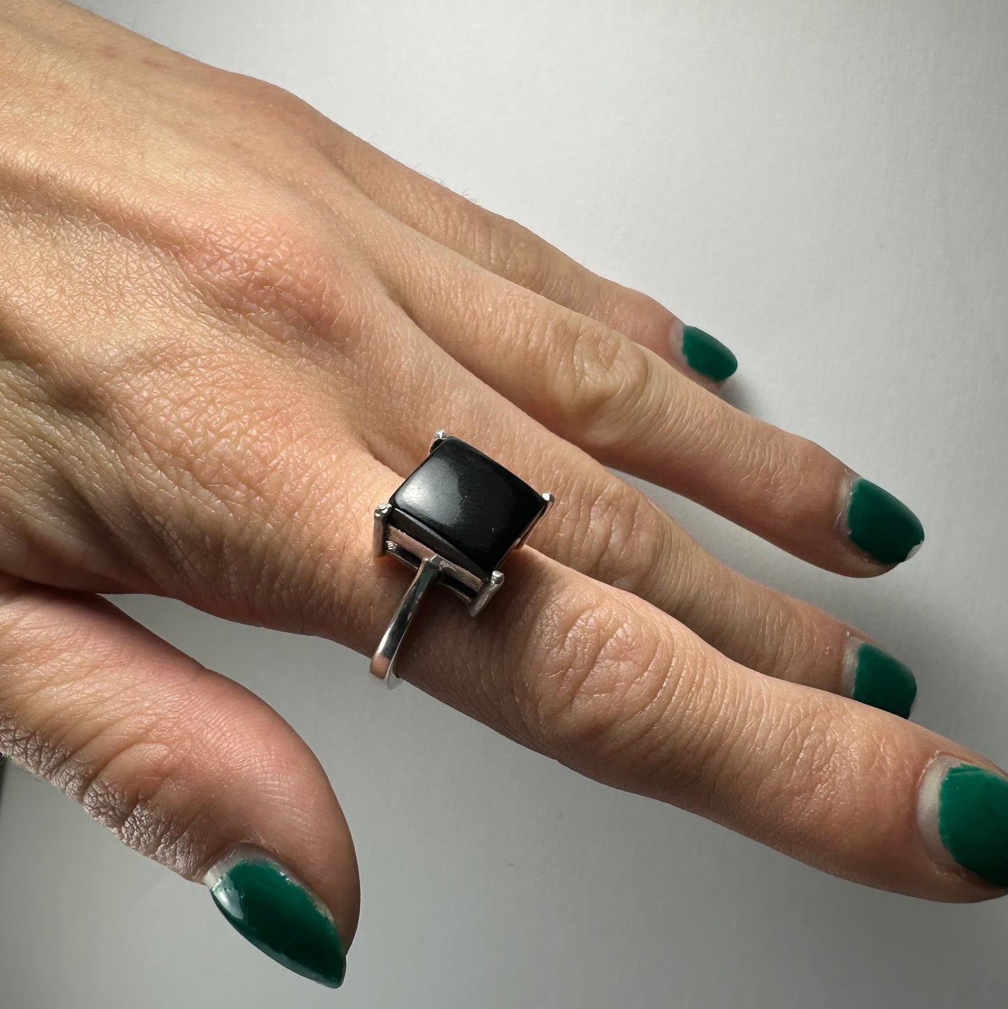 Black Onyx Ring - Size 6.5