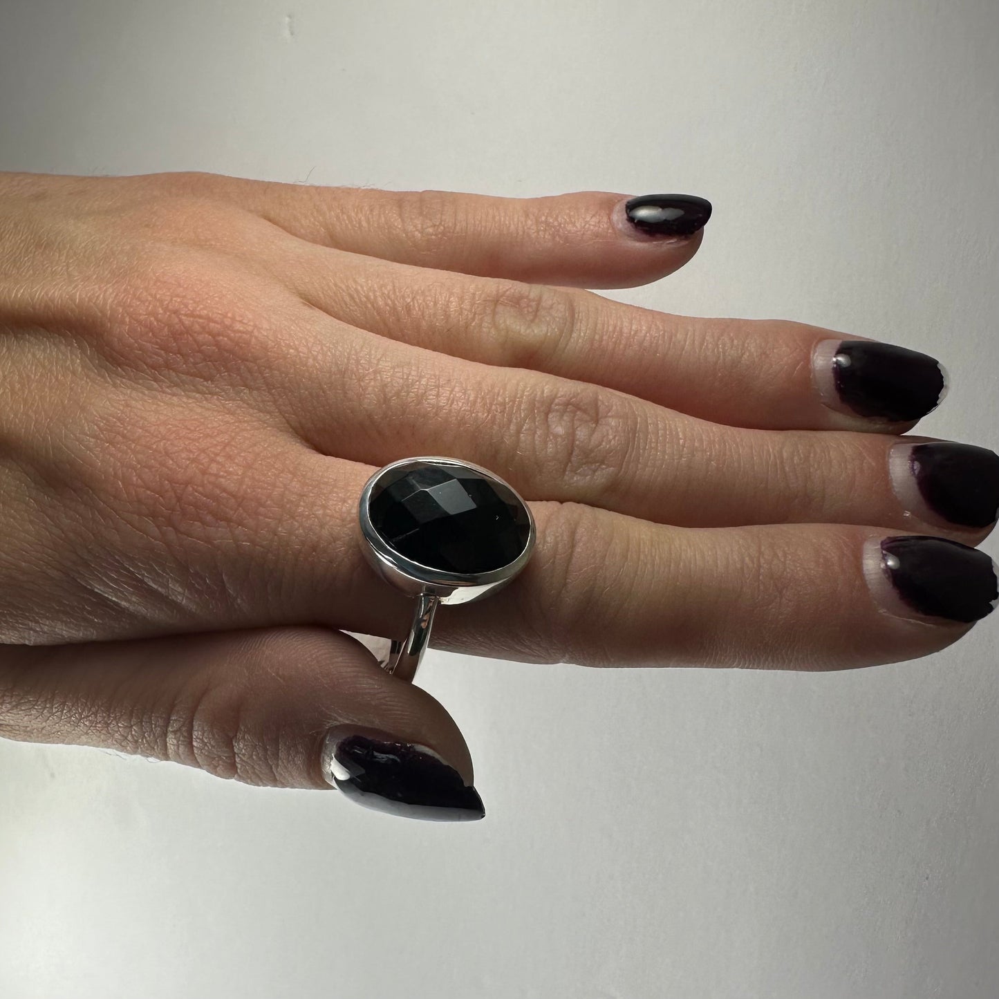 Black Onyx Ring - Size 11.5
