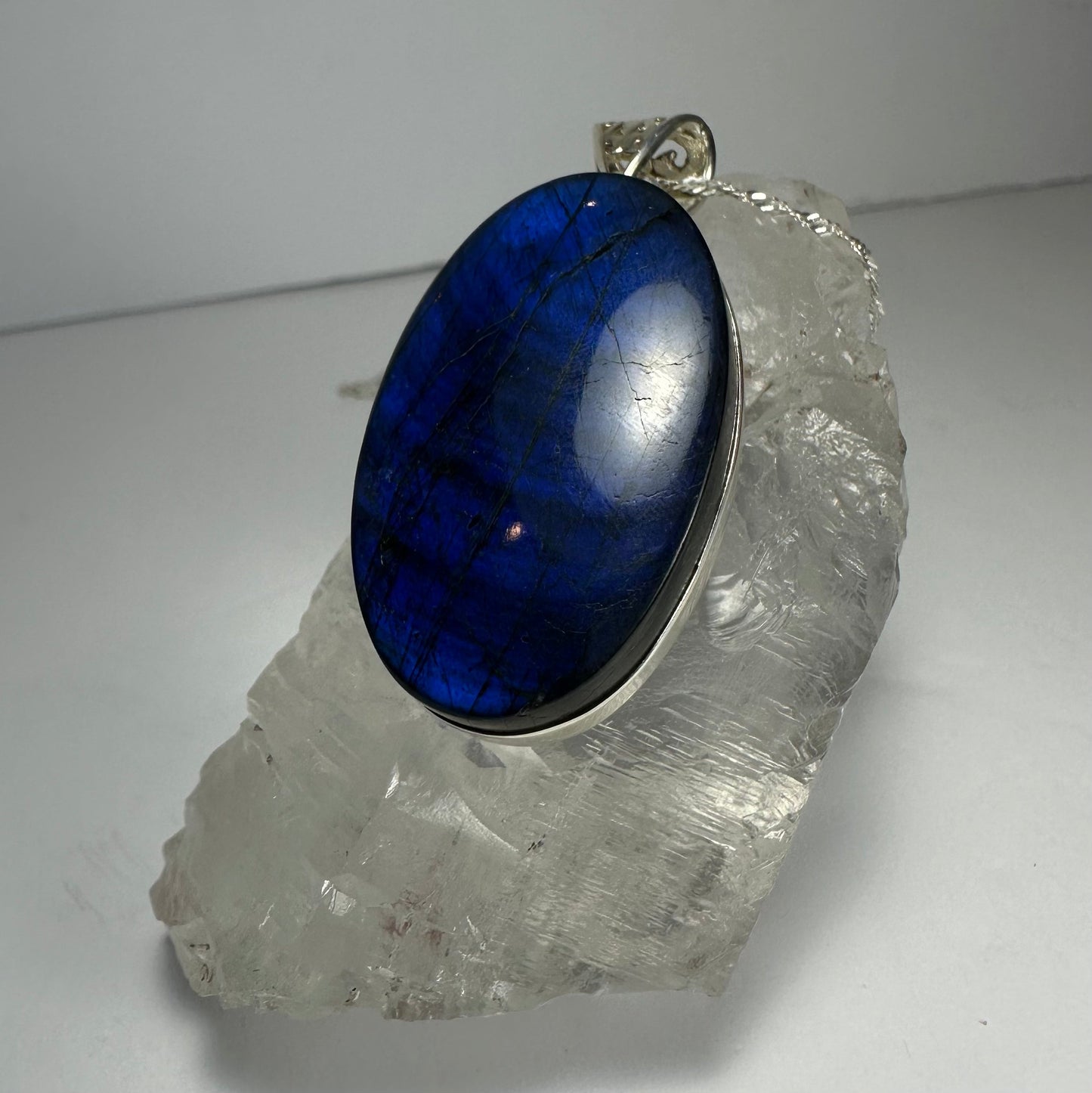 Labradorite Teardrop Pendant