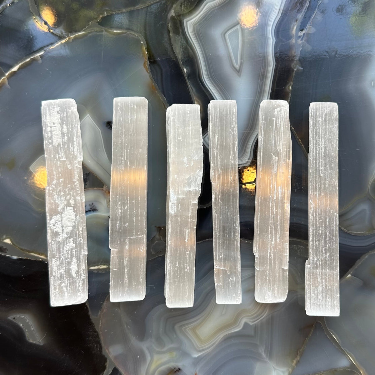 Selenite Stick 15cm from Morocco