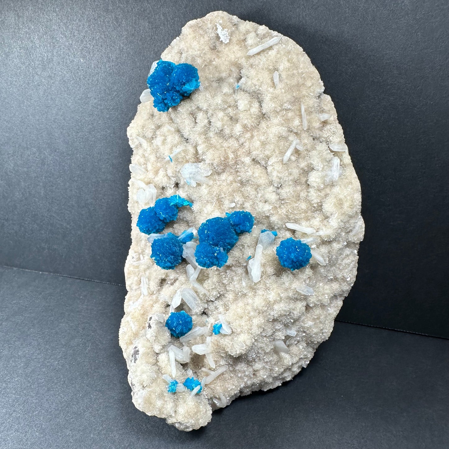 Cavansite with Stilbite on Matrix Maharashtra, Pune, India