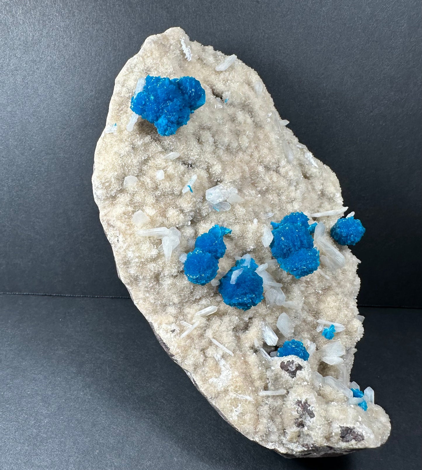 Cavansite with Stilbite on Matrix Maharashtra, Pune, India