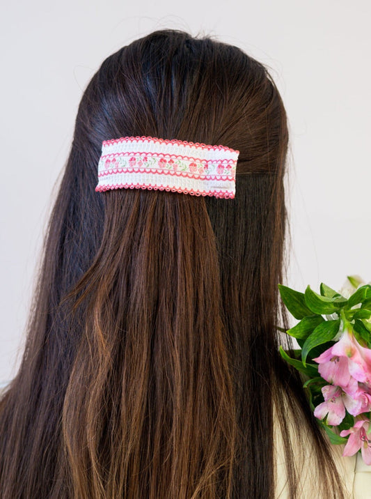 Spring in Sweden Vintage Ribbon Hair Clip