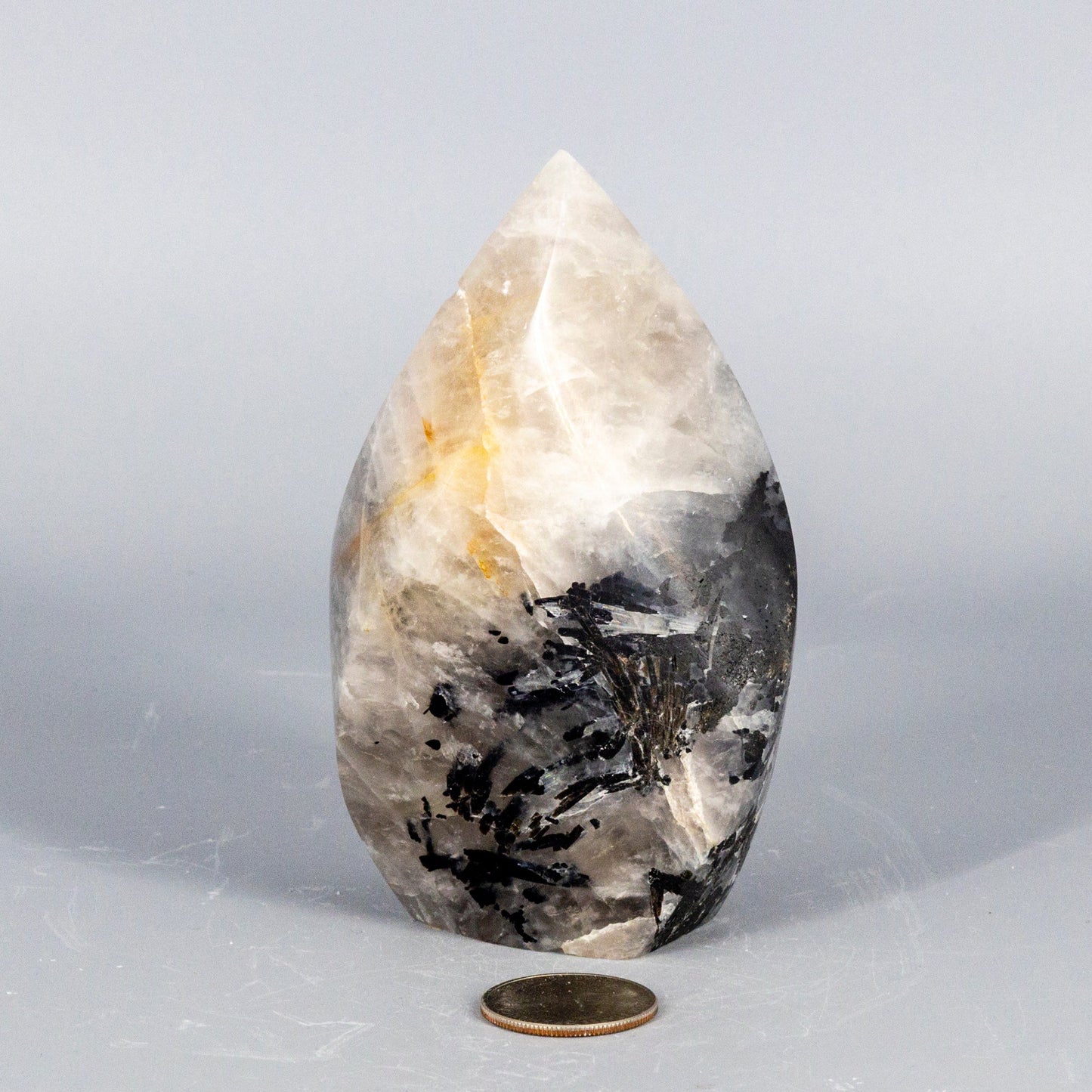 Quartz w/t Black Tourmaline Torch