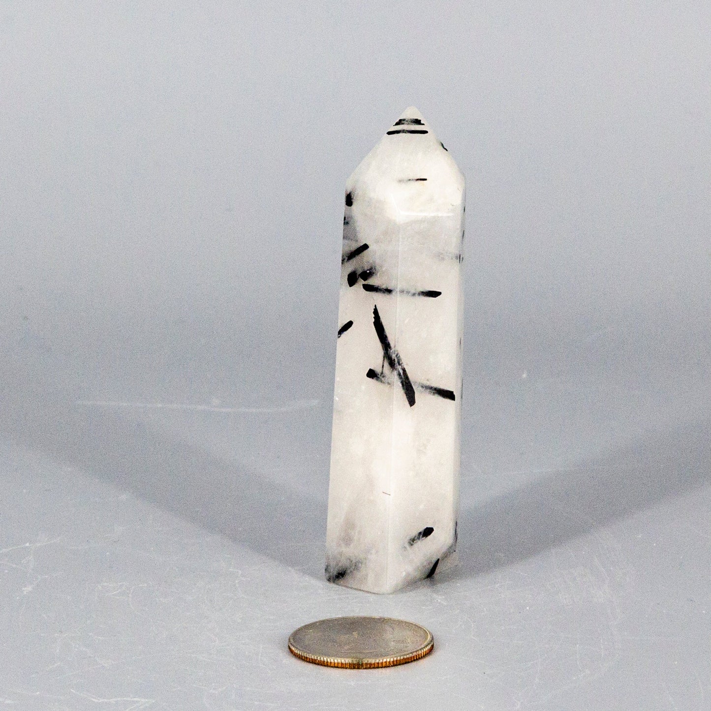 Quartz w/t Black Tourmaline Tower