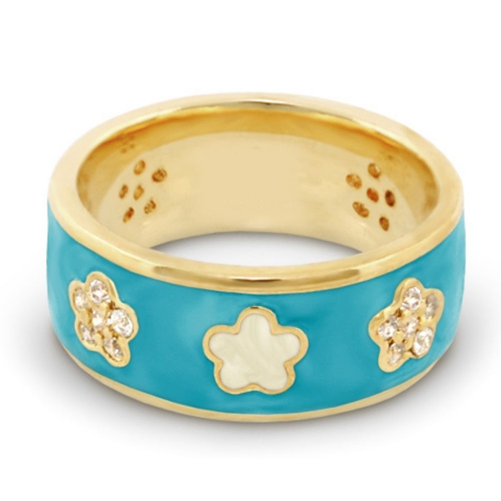 Daisy Love Band Ring