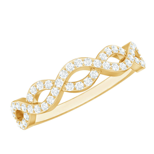 Certified Diamond Infinity Eternity Band