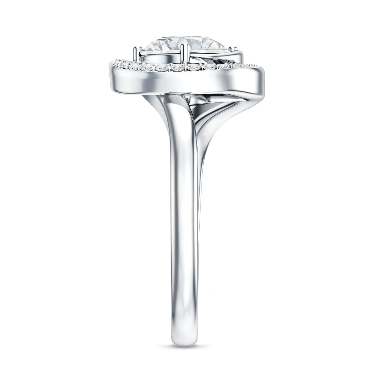1.2 Carat Lab Grown Diamond Unique Engagement Ring For Her