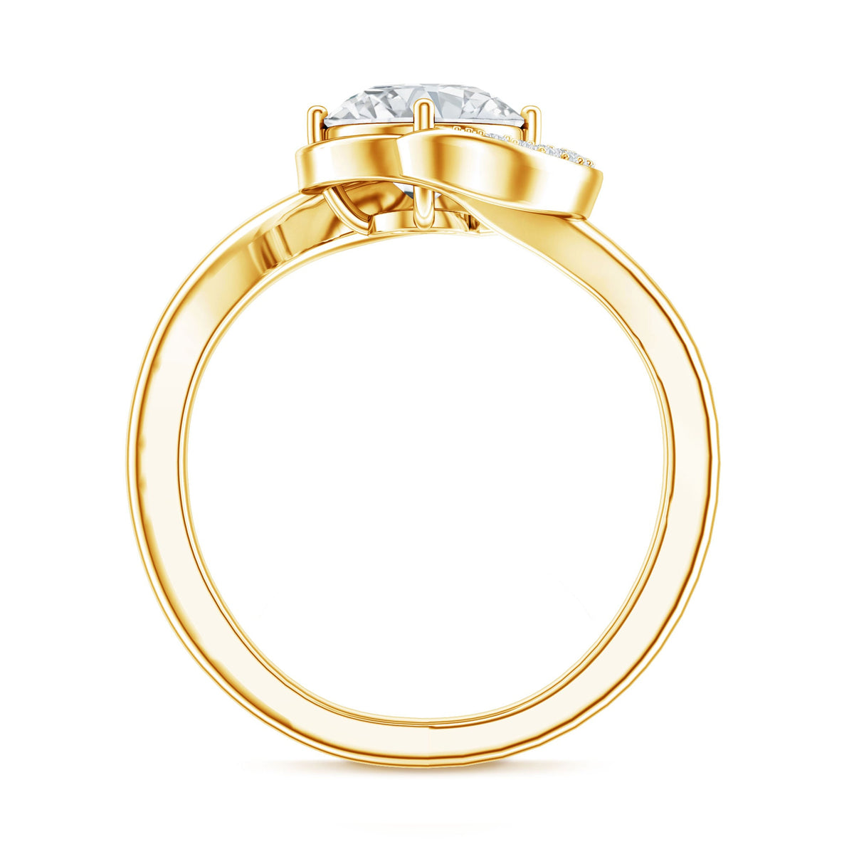 1.2 Carat Lab Grown Diamond Unique Engagement Ring For Her