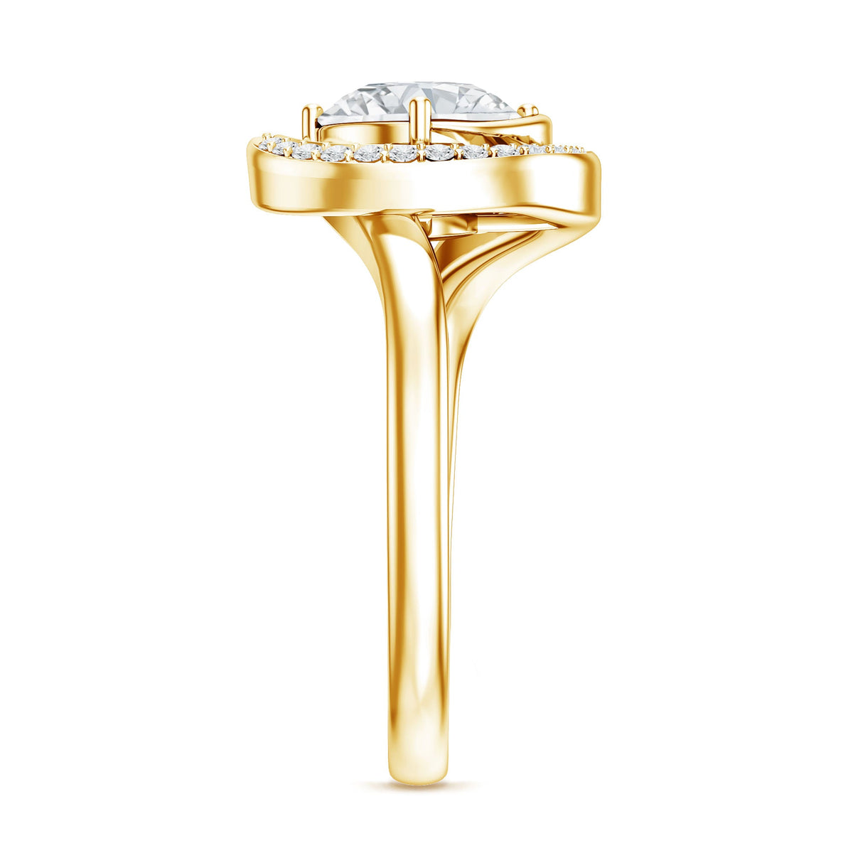1.2 Carat Lab Grown Diamond Unique Engagement Ring For Her