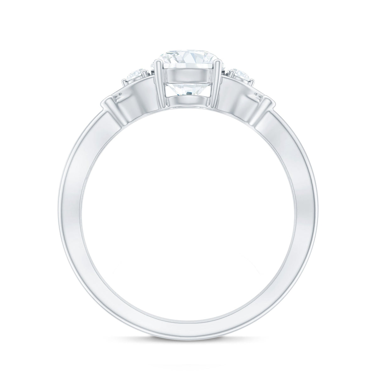 0.9 Carat Certified Lab Grown Diamond Engagement Ring