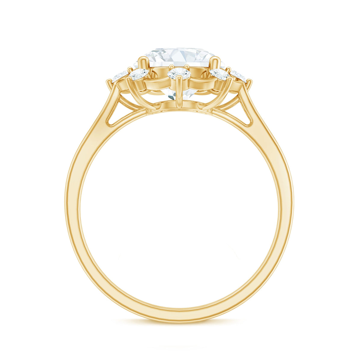 2 Carat Lab Grown Diamond Statement Engagement Ring