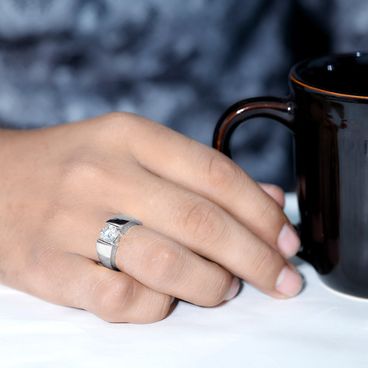 2 Carat Lab Grown Diamond Dua Lipa Inspired Engagement Ring