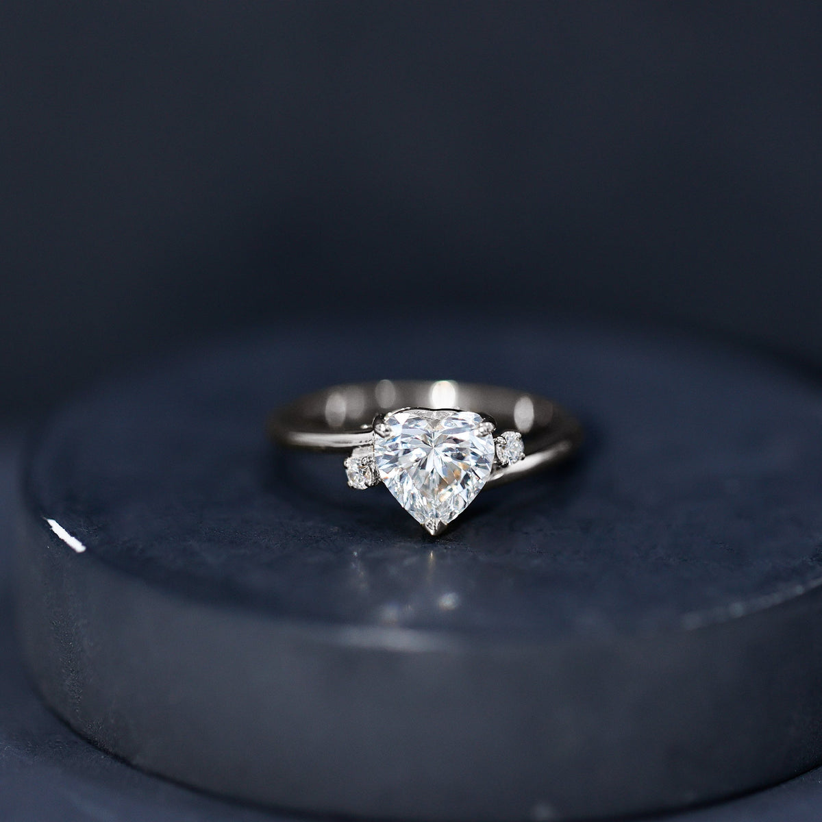 1.2 Carat Heart Lab Grown Diamond Proposal Ring For Her