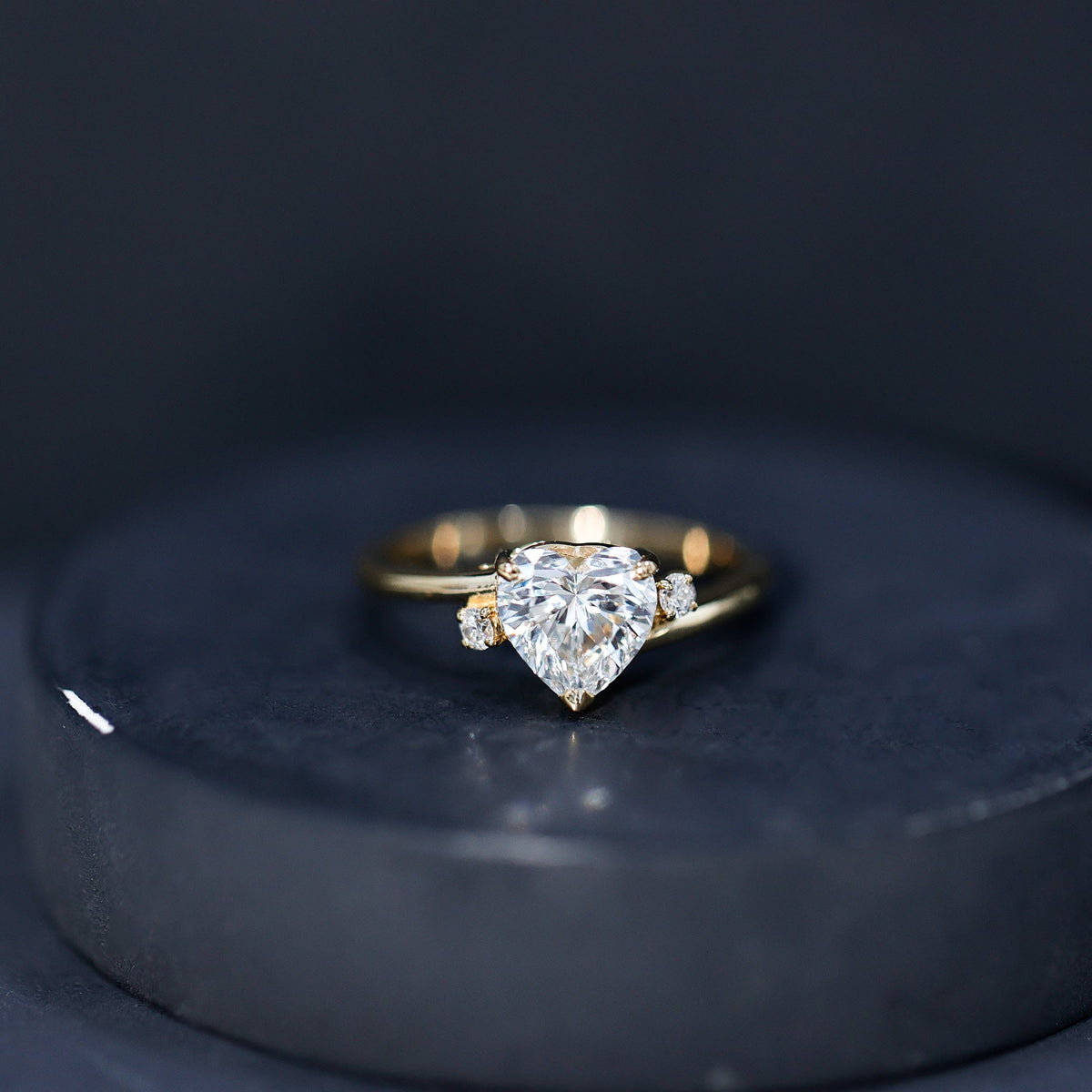 1.2 Carat Heart Lab Grown Diamond Proposal Ring For Her