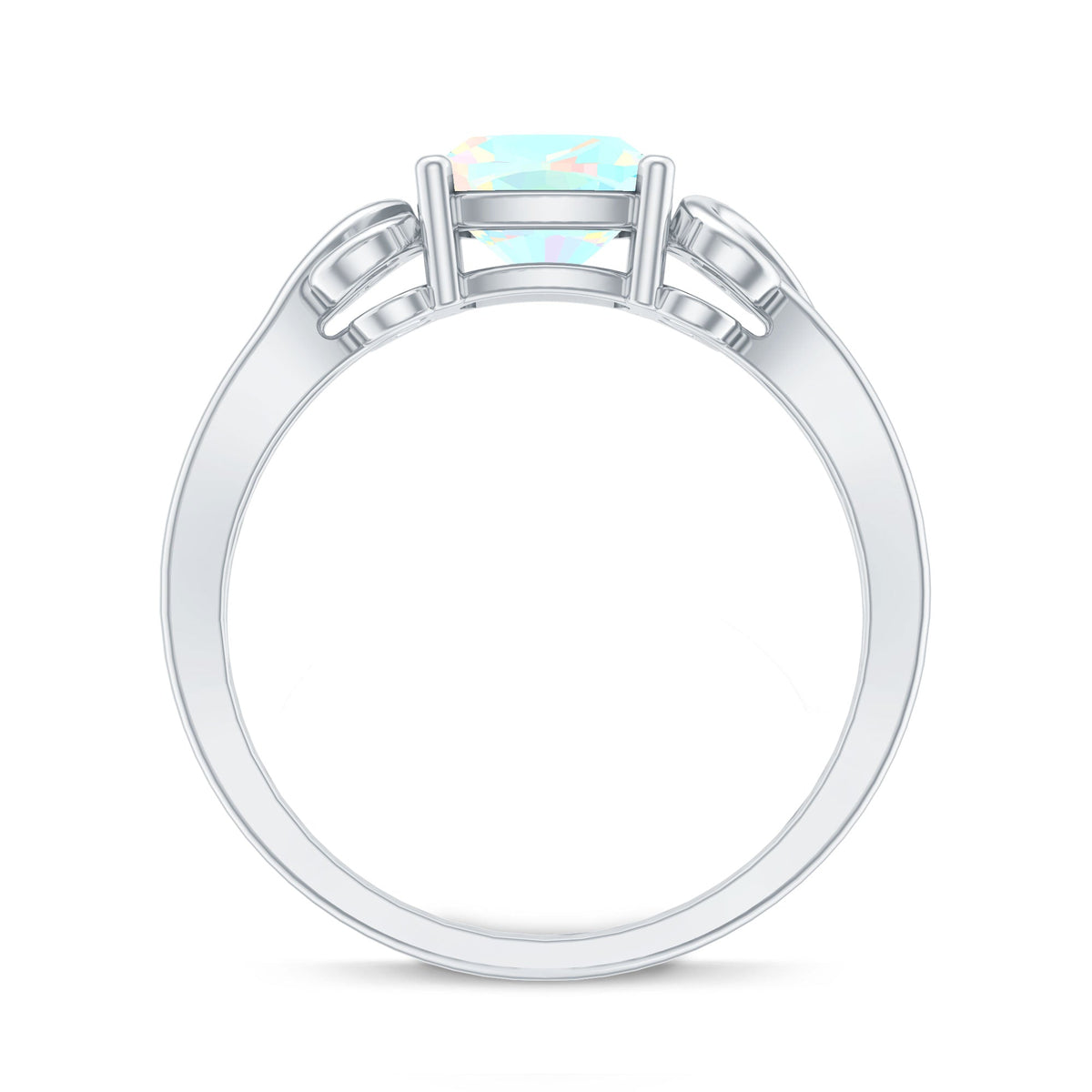 1.8 Carat Ethiopian Opal Vintage Engagement Ring With Certificate