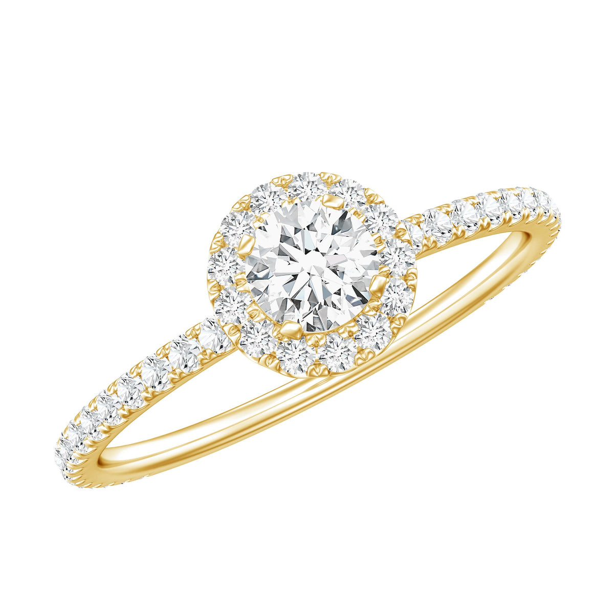 Certified Moissanite Promise Ring For Engagement