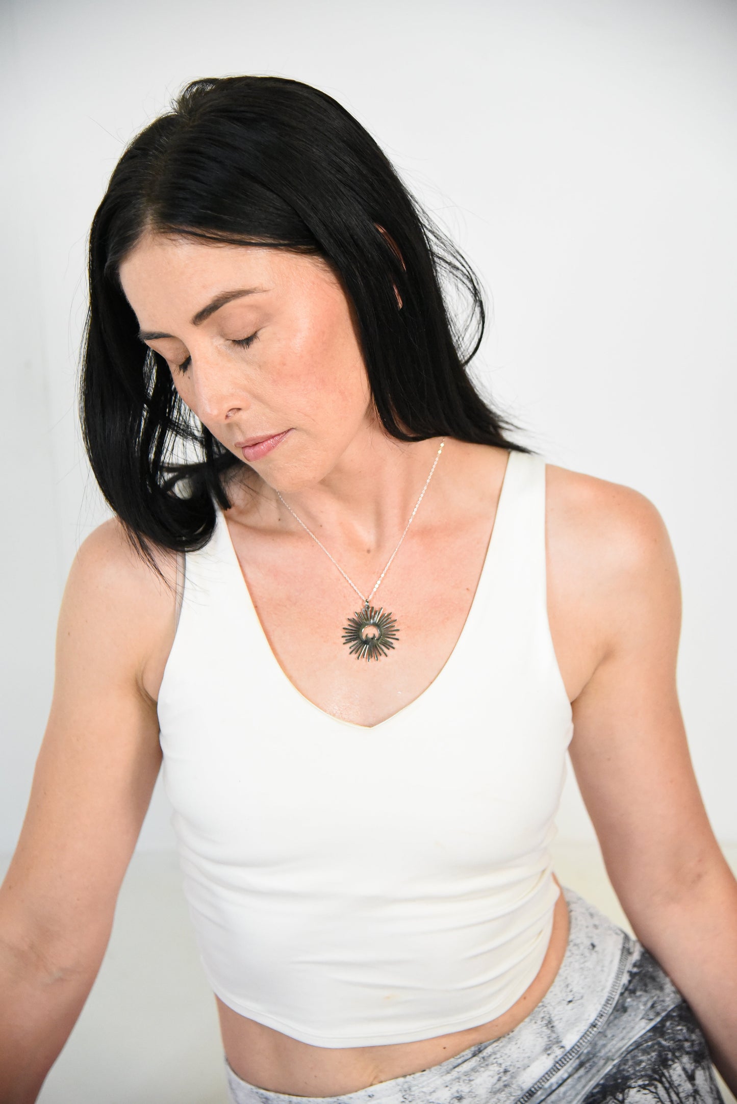 Lunar Nova Celestial Moon Necklace