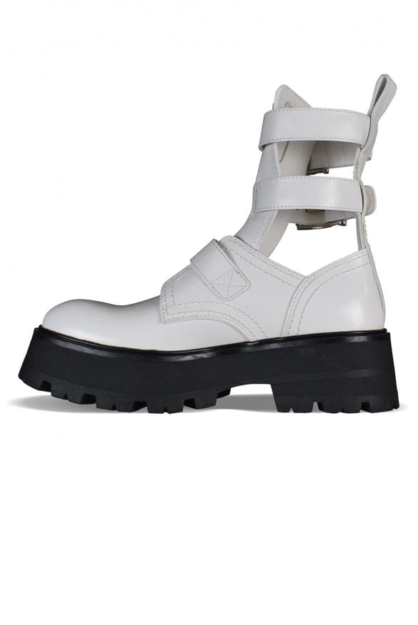 Alexander Mcqueen Women Rave Buckle Boots