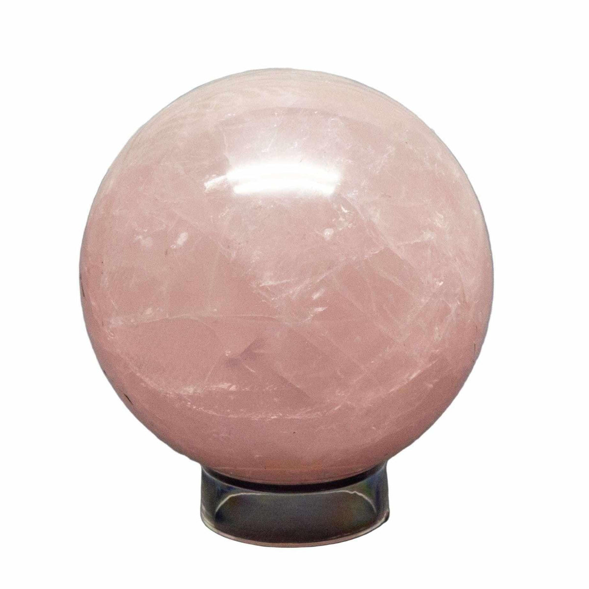 Rose Quartz Crystal Sphere Polished Heart