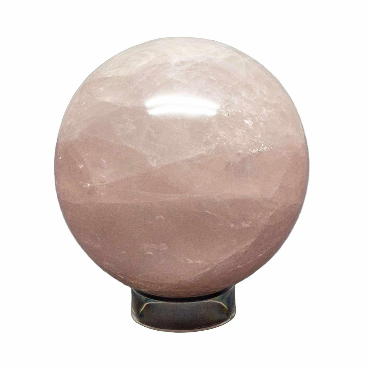 Rose Quartz Crystal Sphere Polished Heart