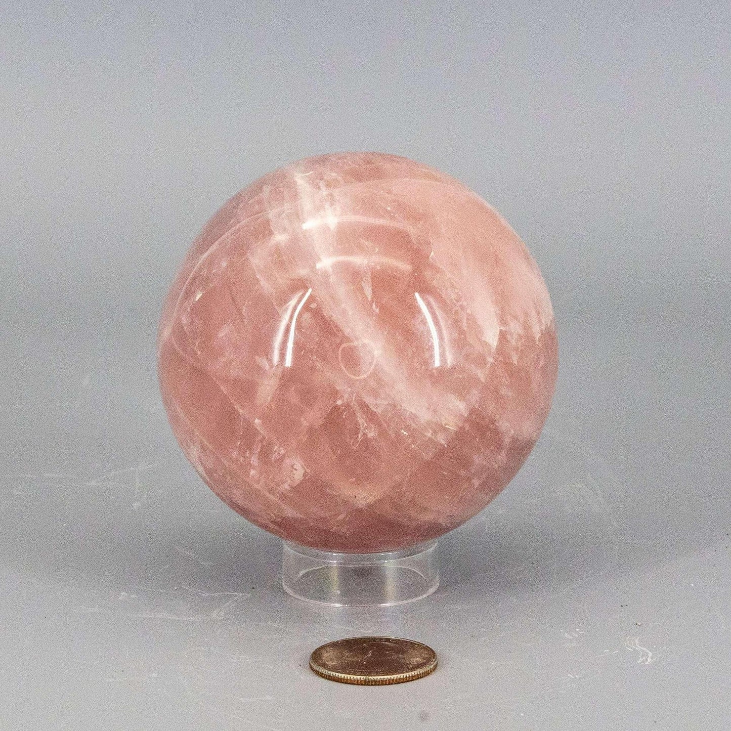 Rose Quartz XL Sphere | 80mm 712g Crystal Ball