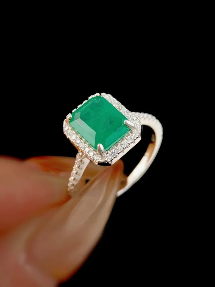 925 Sterling Silver Fashion Delicate Sweet Pink Zircon Ring For Women Anniversary Luxury Personalized High Quality Fine Jewelry