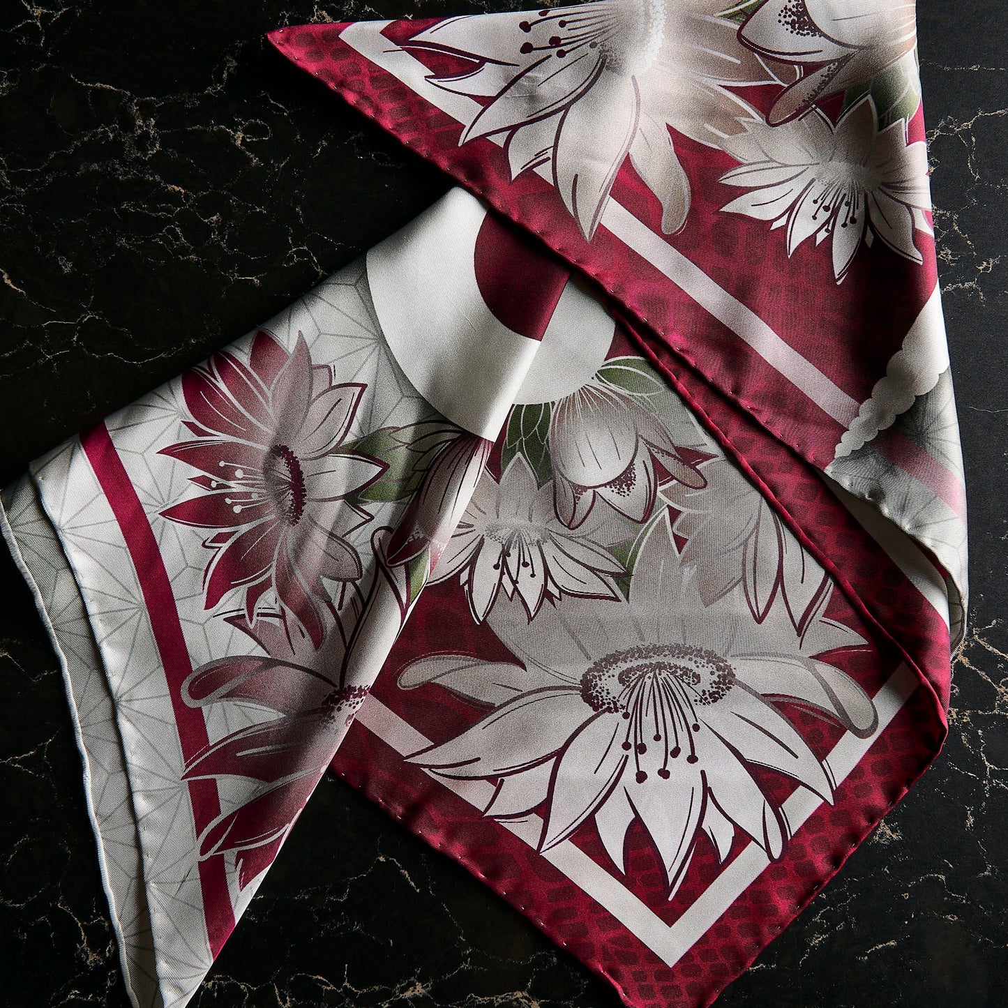 Saguaro Blossom Silk Scarf - Classic Size