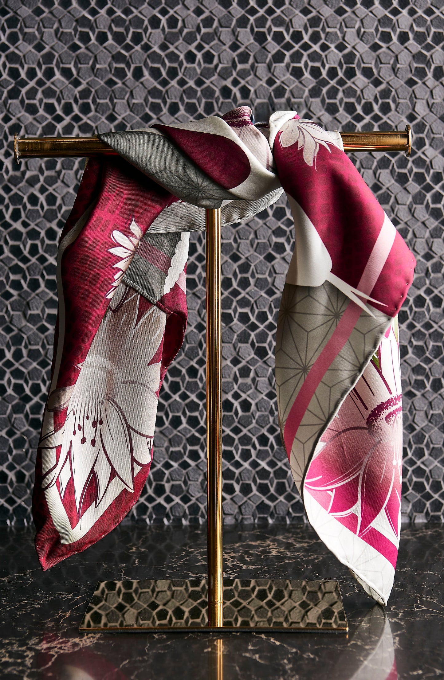 Saguaro Blossom Silk Scarf - Classic Size