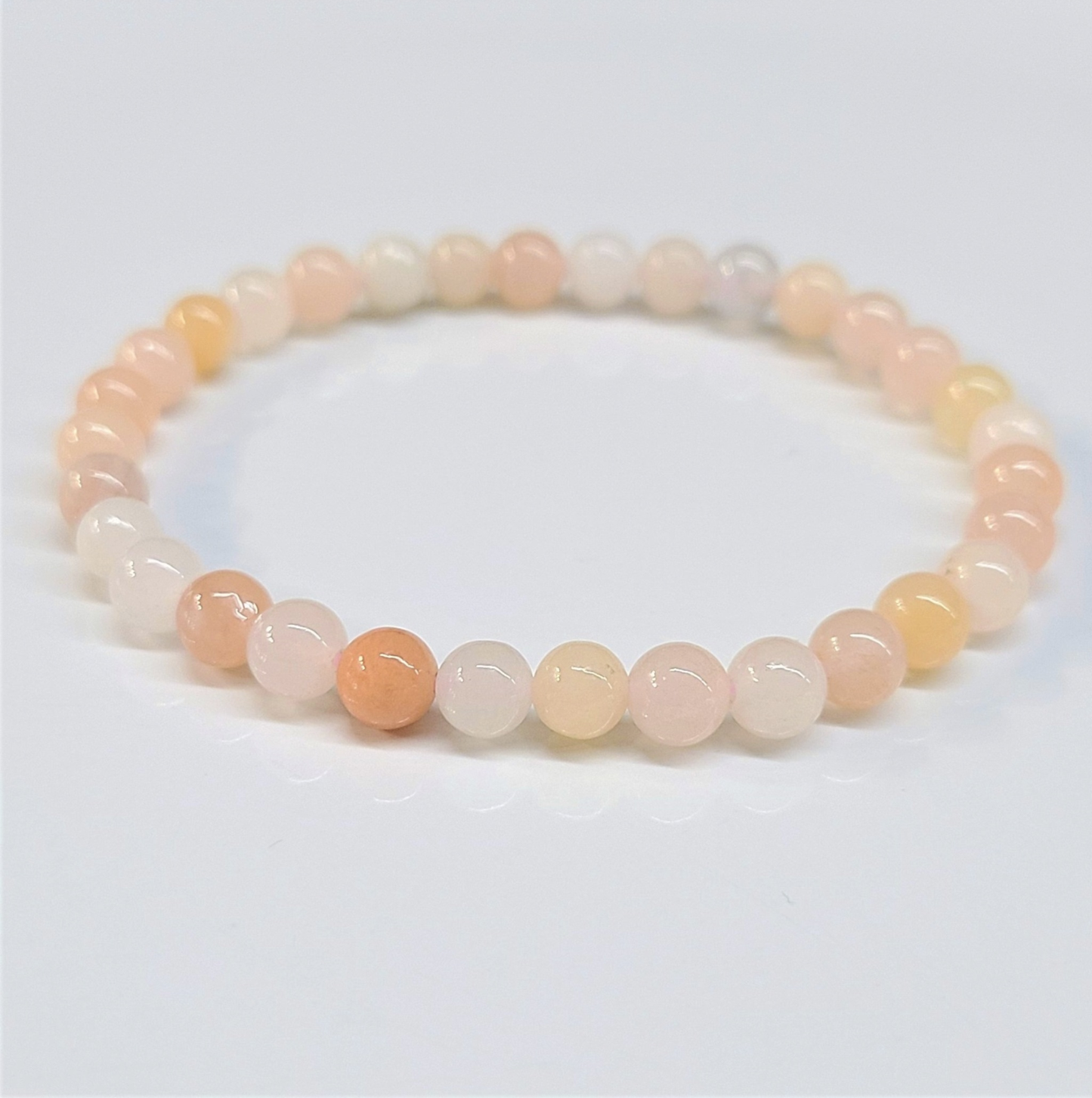 Pink Aventurine Round Bead Bracelet - Compassionate Renewal