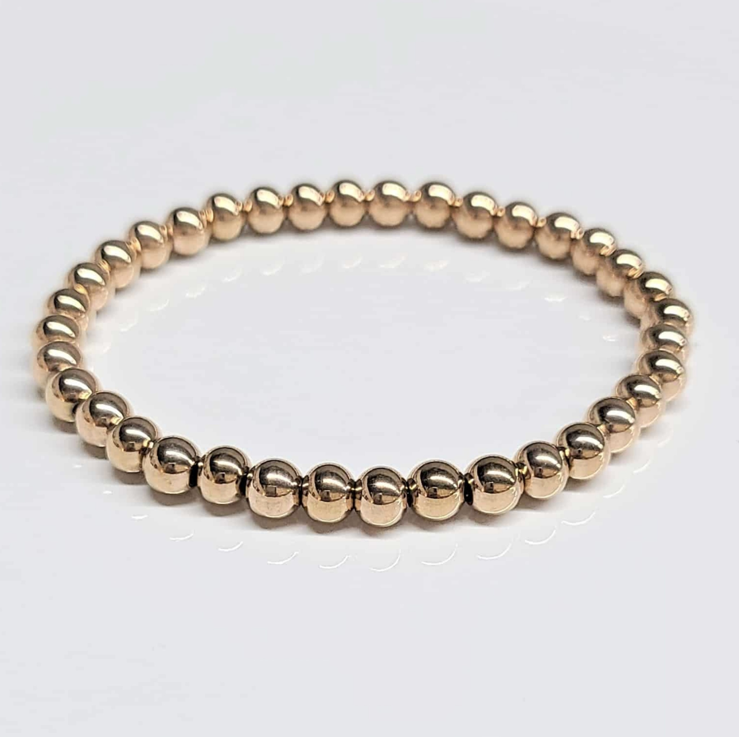 Stainless Steel Round Bead Bracelet "Pop"  - Fun Accent