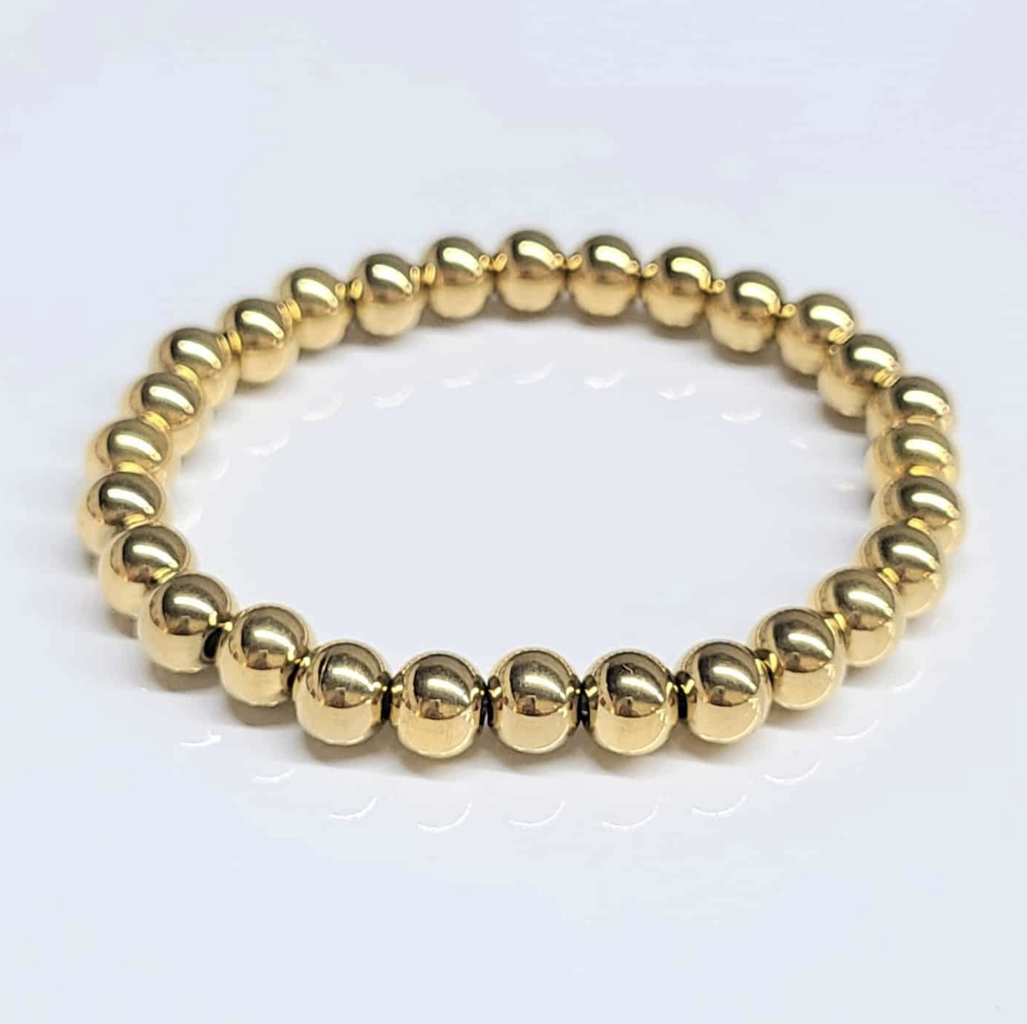 Stainless Steel Round Bead Bracelet "Pop"  - Fun Accent