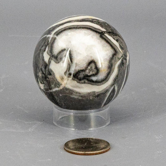 Shell Stone Crystal Sphere 54mm