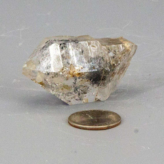 Skeletal Elestial Quartz Point Black Tourmaline