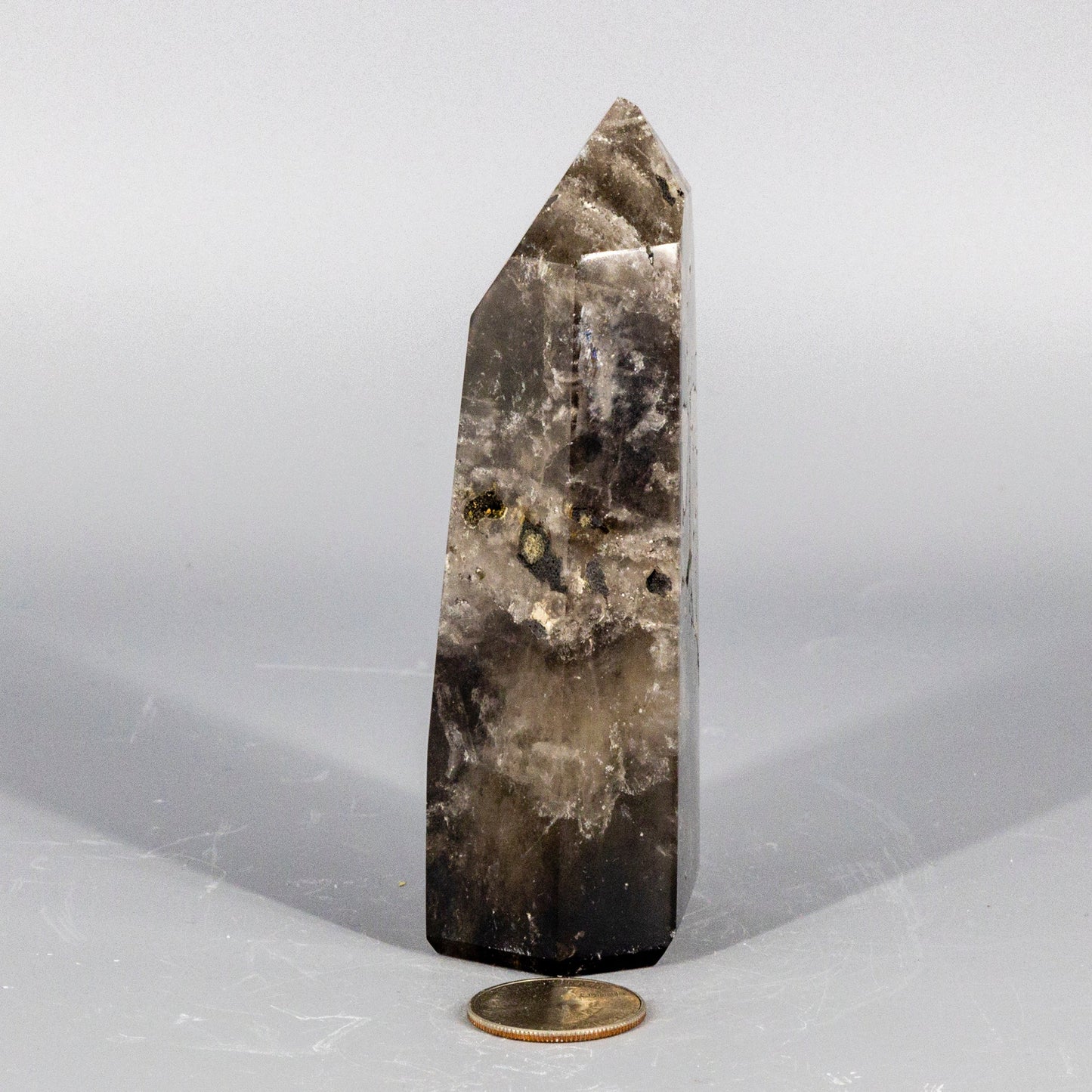 Smokey Quartz Obelisk Tower